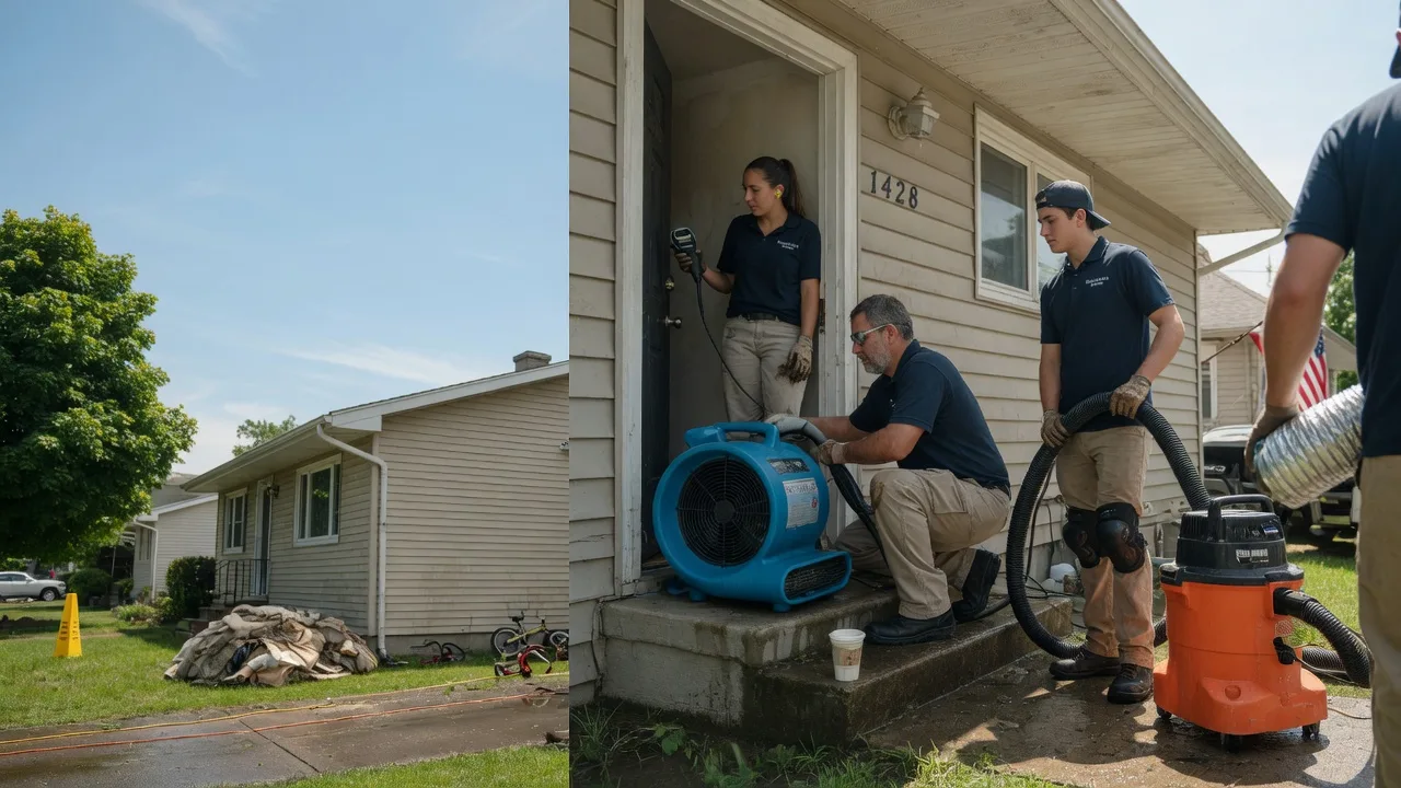 Water Damage Restoration in Sweetser, IN near me